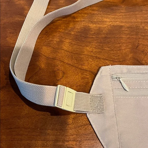 Rick Steves Beige Waist Travel Belt Pouch with Adjustable Strap NWOT - Picture 3 of 7